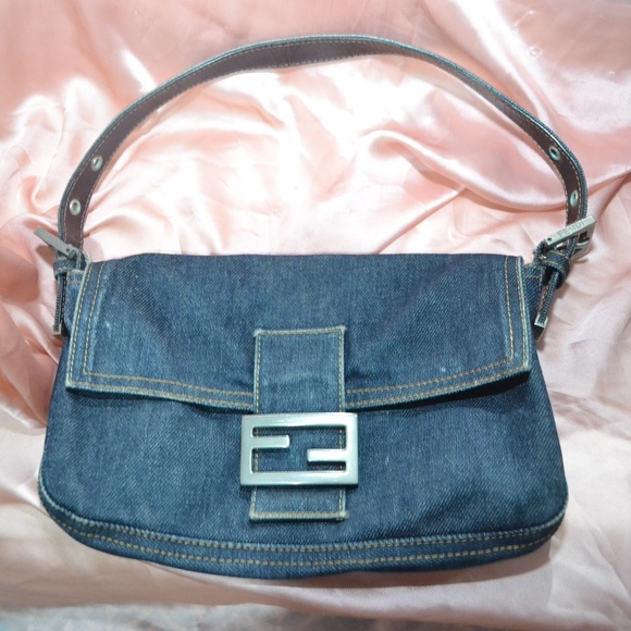 denim fendi bag